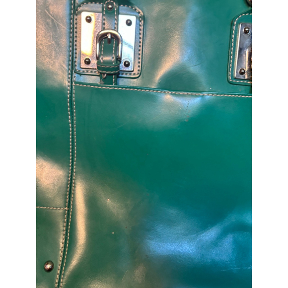 Wilsons Leather All-in-One Tote Satchel Shoulder Bag Structured Emerald Green
OS - Picture 10 of 12